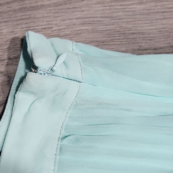 Jessica Simpson Pleated Gypsy Mint Midi Skirt - Picture 5 of 7